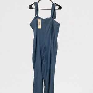 Bishop + young waistless chambray jumpsuit. Size Medium. New with tags